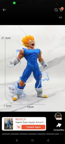 Figura action vegeta maji buu