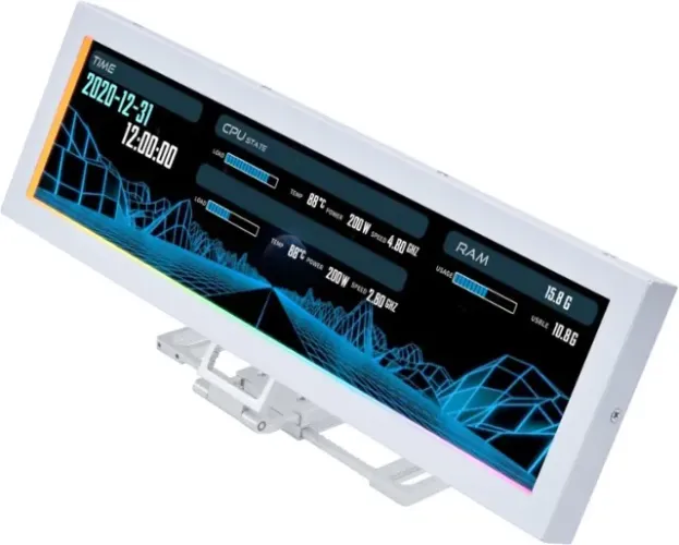 ? TELA LCD UNIVERSAL LIAN LI 8.8" - WHITE EDITION (1920 x 480)