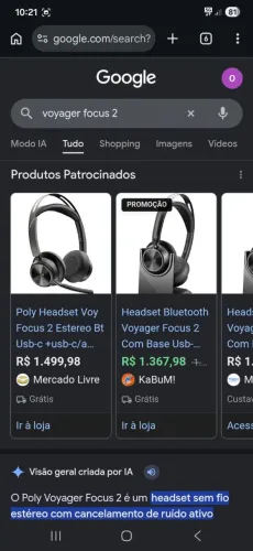 Poly Headset Voy Focus 2 Estereo Bt