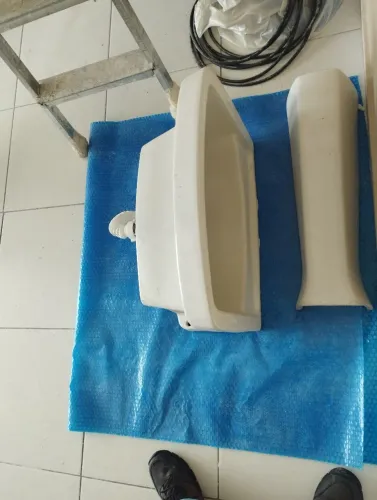 Tanque Deca em louça com coluna 