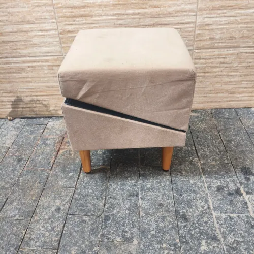 Rampa para pet puff Beje
