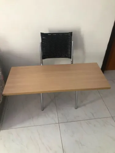 Tampo de mesa amadeirado 120 × 50 cm