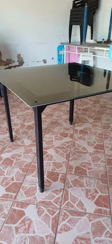 Mesa de vidro pra cozinha