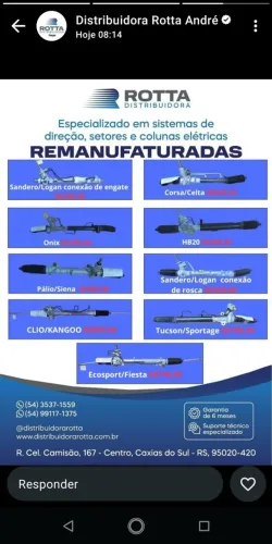 Homocinética Direção automotiva