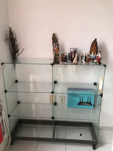 Balcão de vidro