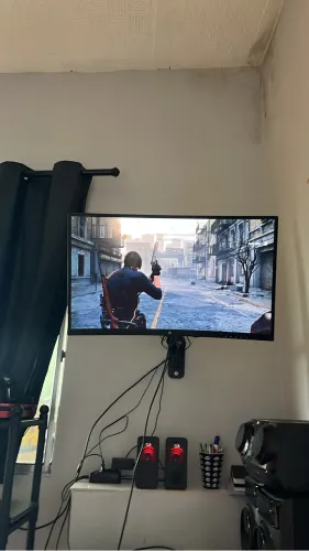 Monitor gamer curvo KBM 27 polegadas + suporte articulado