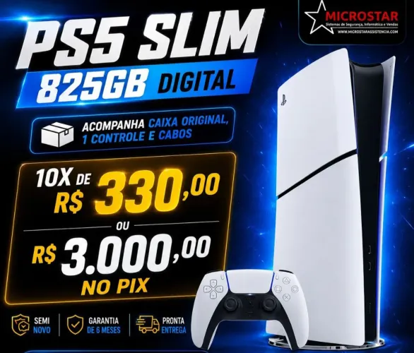 Playstation 5 slim com garantia