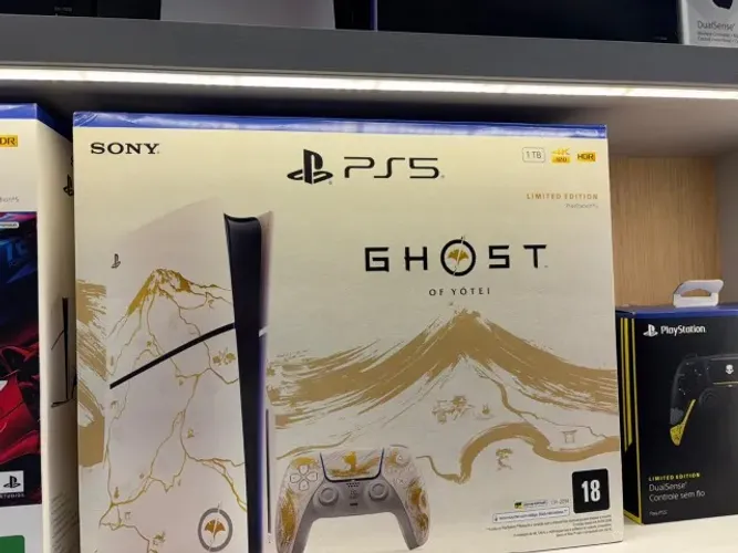 PlayStation 5 GHOST 1TB Novo 