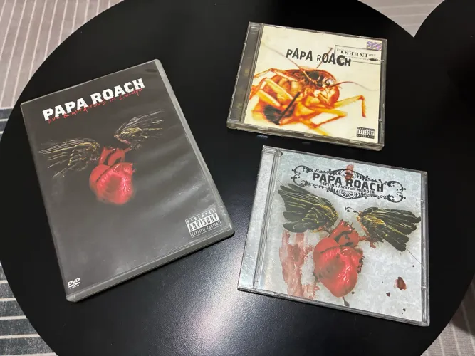 Cds e Dvd Papa Roach - Infest + Getting Away Murder + Live Murderous in Chicago