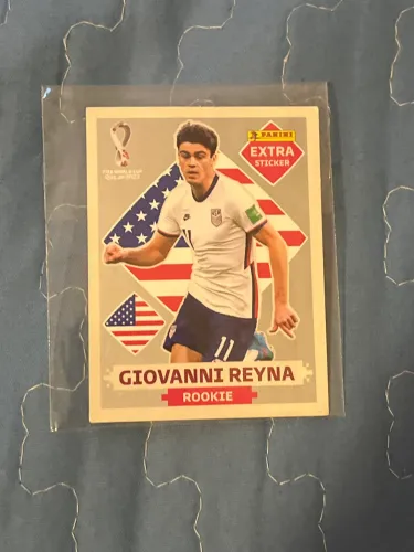 EXTRA ROOKIE GIOVANNI REYNA USA-CATAR 2022-PANINI