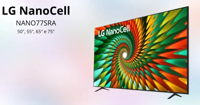 TV LG 55" NanoCell 4K - para conserto/retirada de peças