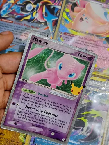 Carta Pokémon Mew Ex comemorações 2006