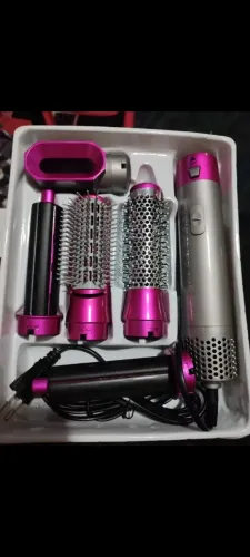 Modelador elétrico de cabelo 5 em 1 secador e baby liss