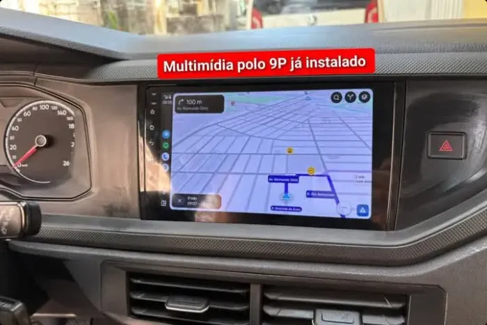 Multimídia 9P polo Android 3ram 32g carplay YouTube wifi Waze Netflix bluetooth 