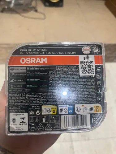 LÂMPADAS H4 ? OSRAM COOL BLUE INTENSE