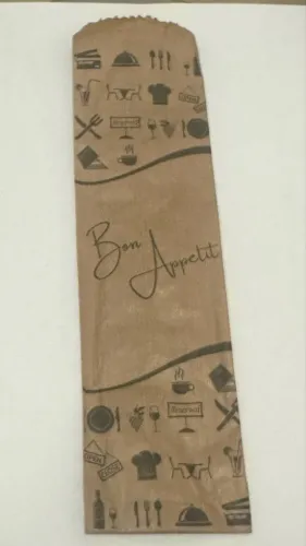 Embalagem papel kraft para talher 2000 unidades