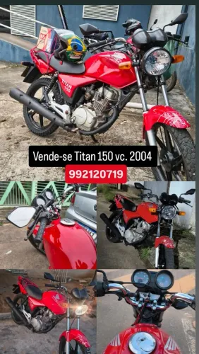 Titan 150 a partida 12x $ 600 no cartão