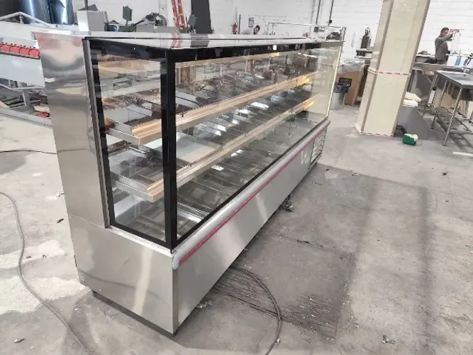 Vitrine Estufa 800mm Inox Aquecimento Compacto