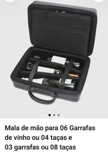 Maletas para transportar vinhos