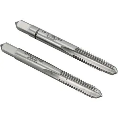 Macho Manual De Aço Rápido 1/4" UNC, Jogo Com 2 Peças Vonder