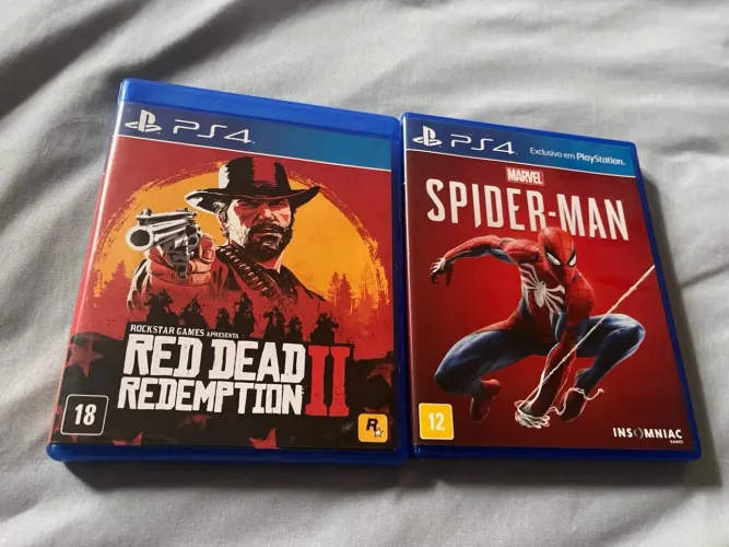 VENDO RED DEAD E SPIDER - MAN 