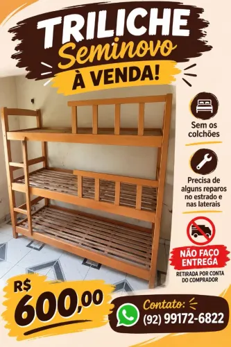Triliche semi novo