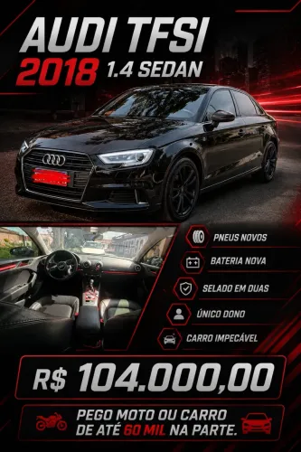Audi A3 Sedan 1.4 TFSI Flex Tiptronic 4P 2018
