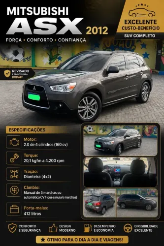 Mitsubishi ASX 2.0 16V 160cv Aut. 2012