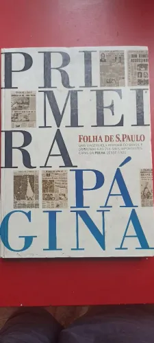 Livro Primeira página Folha de São Paulo