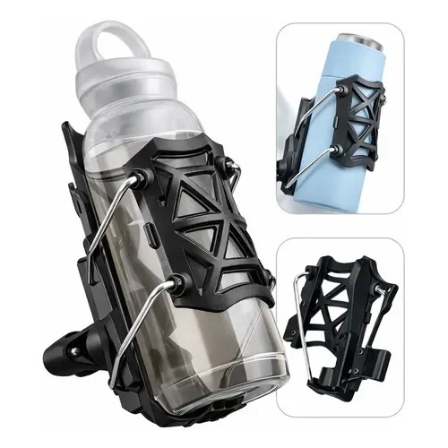 Suporte para garrafa Motowolf DH1, suporte automático ajustável para copos de bebidas para