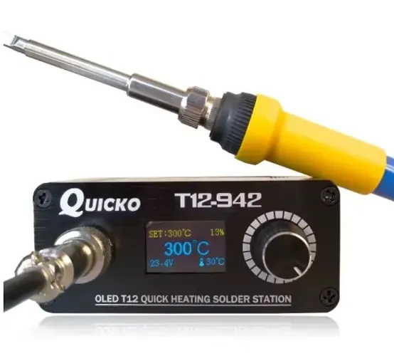 Quicko T12-942 MINI - Estação de Solda 24V 3A