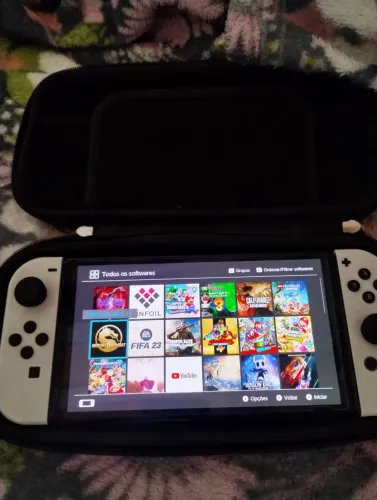 Nintendo switch OLED desbloqueado SD 512gb