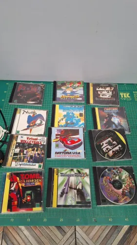 Lote de jogos Sega Saturno 