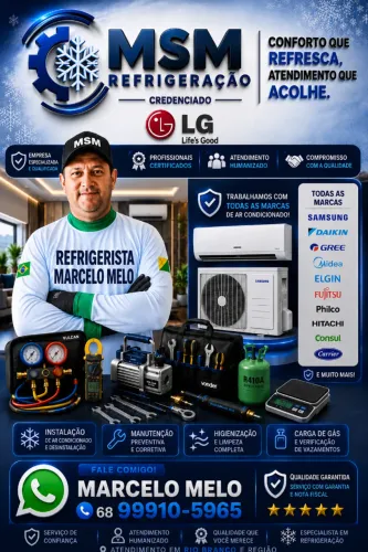 Mudança de endereço de ar condicionado! Instalação, limpeza, consertos em geral!