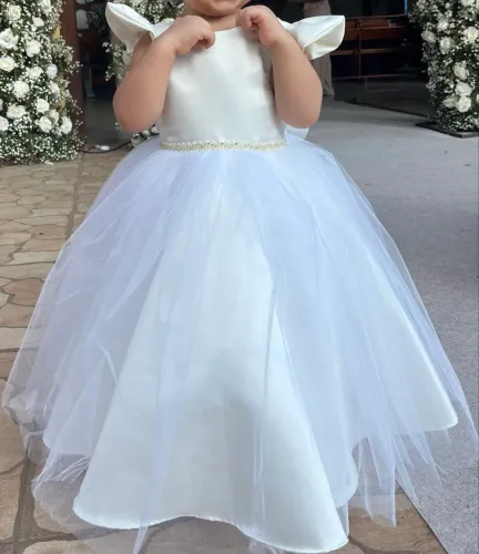 Vestido social infantil 