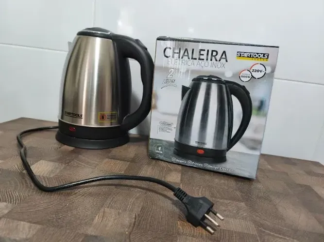 Chaleira eletrica Aço Inox 220V - Startools 1500W