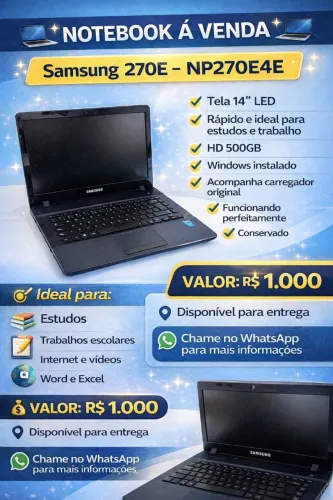 Notebook Samsung 