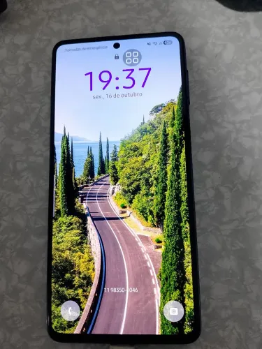 Celular Samsung M53 128G chip 5G semi-novo
