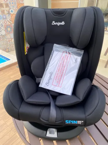 Cadeira para carro com isofix 0 a 36kg 360° spin burigotto