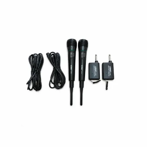 2x Microfones Sem Fio Profissional Completo Lelong LE-996W Pilha AA - R$ 200