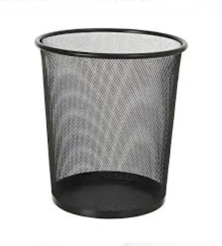 Lixeira aramado preto