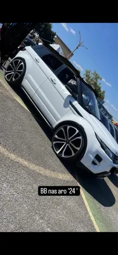RODAS AR0 24 5X108 COM BORDAS REFORÇADAS SERVE NO FUSION RANGE ROVER 