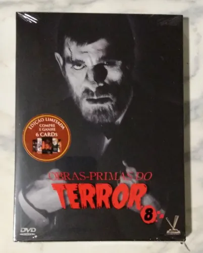 DVD Versátil Obras-Primas do Terror 8 Lacrado com Avaria