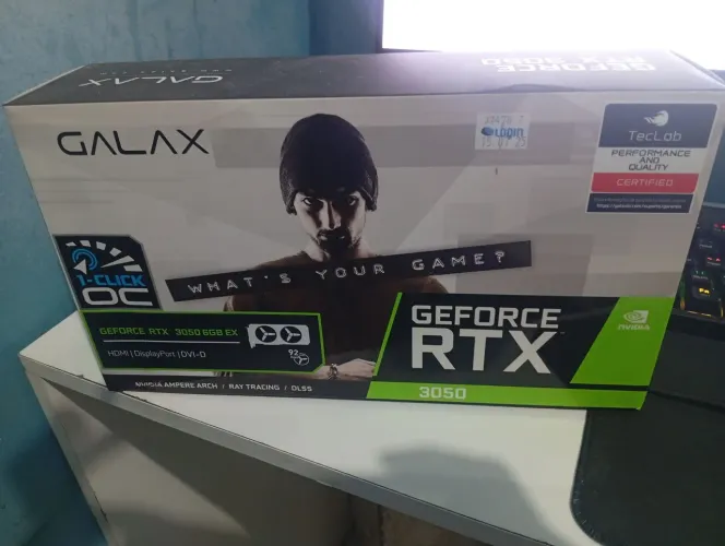 Placa de Vídeo NVIDIA GeForce RTX 3050