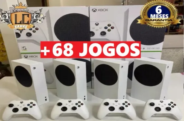 XBOX SERIES S 512GB + 78 JOGOS + GARANTIA O3 MESES + BRINDES ( LOJA FISICA )