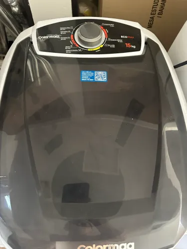 Lavadora Semiautomática colormaq 15kg cinza