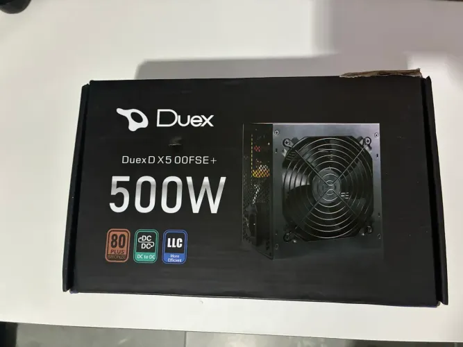 Fonte Duex 500W 80 Plus Bronze No plástico