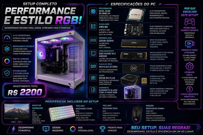 Pc gamer completo