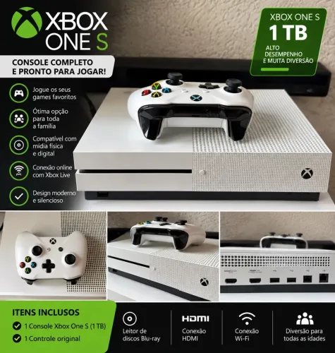 Promoção de vídeo game Microsoft Xbox one série s