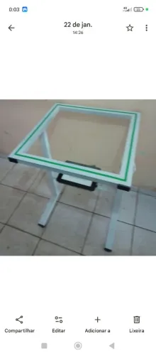 ESTRUTURA SERIGRÁFICA MESA GRAVADORA DE TELAS FONTE LEDS COMPLETA PRONTA PARA USO 